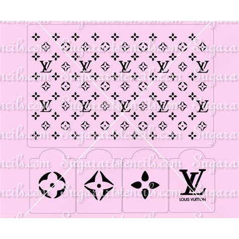 lv cake stencil|louis vuitton stencil svg.